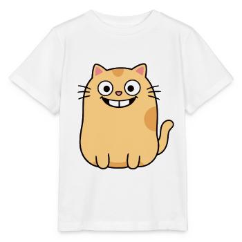 Katze - Stanley/Stella Kinder T-Shirt MINI CREATOR  - Weiß - Vorne - Maike (125cm)