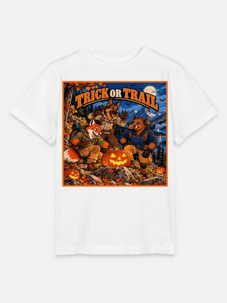 Trick oder Trail – Halloween Outdoor - Stanley/Stella Kinder T-Shirt MINI CREATOR - Weiß