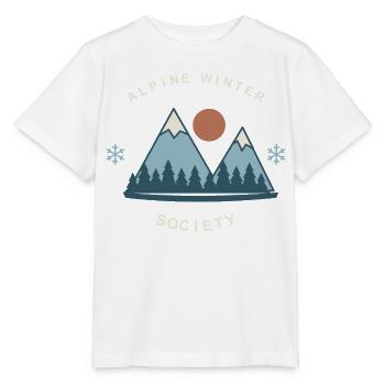 Alpine Winter Society - Stanley/Stella Kinder T-Shirt MINI CREATOR  - Weiß - Vorne - Maike (125cm)