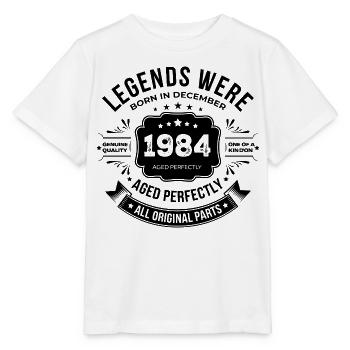 Dezember 1984 - Stanley/Stella Kinder T-Shirt MINI CREATOR  - Weiß - Vorne - Maike (125cm)