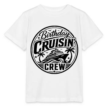Birthday Cruisin Crew - Stanley/Stella Kinder T-Shirt MINI CREATOR  - Weiß - Vorne - Maike (125cm)