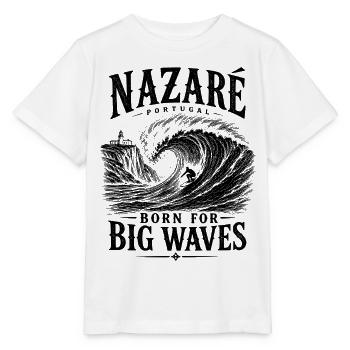 Nazaré Portugal - Stanley/Stella Kinder T-Shirt MINI CREATOR  - Weiß - Vorne - Maike (125cm)