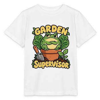 Garden Supervisor  - Stanley/Stella Kinder T-Shirt MINI CREATOR  - Weiß - Vorne - Maike (125cm)