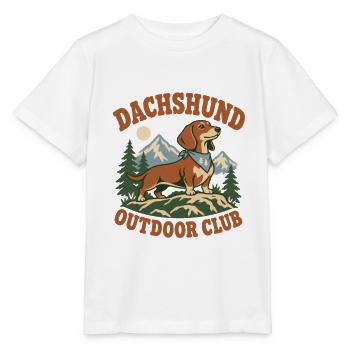 Dachshund Outdoor Club - Stanley/Stella Kinder T-Shirt MINI CREATOR  - Weiß - Vorne - Maike (125cm)