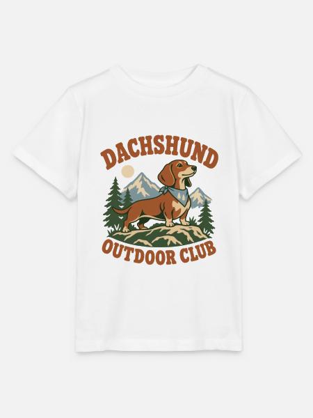 Dachshund Outdoor Club - Stanley/Stella Kinder T-Shirt MINI CREATOR  - Weiß