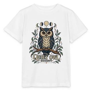The Quiet Owl Society - Stanley/Stella Kinder T-Shirt MINI CREATOR  - Weiß - Vorne - Maike (125cm)