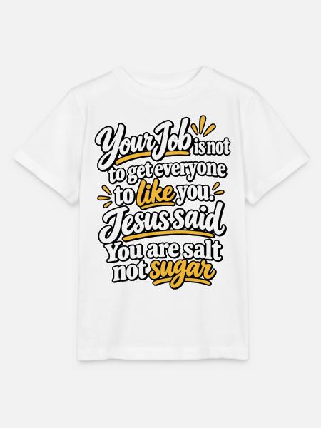 Christliche Botschaft Salz der Erde - Stanley/Stella Kinder T-Shirt MINI CREATOR  - Weiß