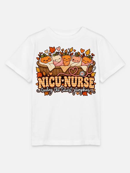 NICU-Nurse: Die kleinsten Kürbchen - Stanley/Stella Kinder T-Shirt MINI CREATOR  - Weiß