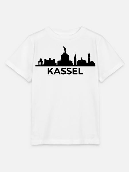 Kassel Wahrzeichen Silhouette skyline - Stanley/Stella Kinder T-Shirt MINI CREATOR - Weiß