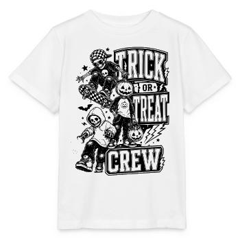 Trick or Treat Crew - Stanley/Stella Kinder T-Shirt MINI CREATOR  - Weiß - Vorne - Maike (125cm)
