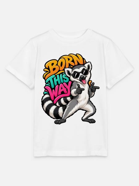 Lemur - Stanley/Stella Kinder T-Shirt MINI CREATOR - Weiß