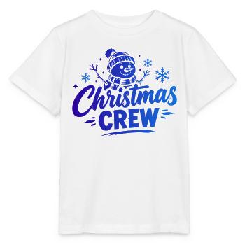 Christmas Crew Schneemann - Stanley/Stella Kinder T-Shirt MINI CREATOR  - Weiß - Vorne - Maike (125cm)
