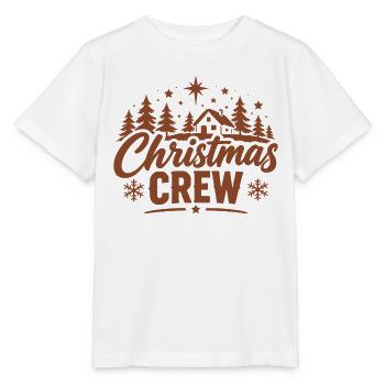Rustikale Weihnachts Crew - Stanley/Stella Kinder T-Shirt MINI CREATOR  - Weiß - Vorne - Maike (125cm)