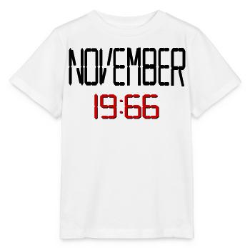 60. Geburtstag November 1966 - Stanley/Stella Kinder T-Shirt MINI CREATOR  - Weiß - Vorne - Maike (125cm)