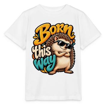 Igel - Stanley/Stella Kinder T-Shirt MINI CREATOR  - Weiß - Vorne - Maike (125cm)