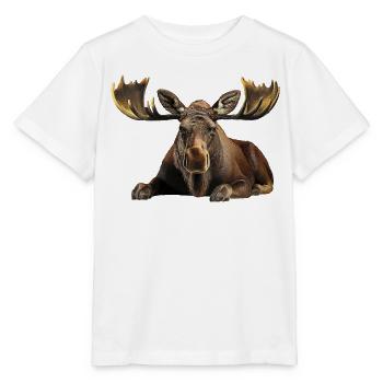 Elch Kuh - Stanley/Stella Kinder T-Shirt MINI CREATOR  - Weiß - Vorne - Maike (125cm)