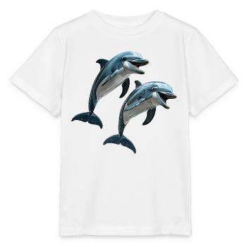 Delfine - Stanley/Stella Kinder T-Shirt MINI CREATOR  - Weiß - Vorne - Maike (125cm)