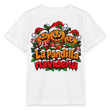 Die Weihnachtskürbis-Gang - Stanley/Stella Kinder T-Shirt MINI CREATOR  - Weiß - Vorne - Maike (125cm)