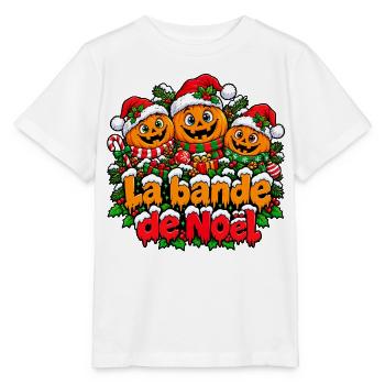 Halloween-Weihnachtsband - Stanley/Stella Kinder T-Shirt MINI CREATOR  - Weiß - Vorne - Maike (125cm)
