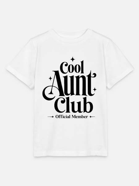 Cool Aunt Club - Stanley/Stella Kinder T-Shirt MINI CREATOR  - Weiß