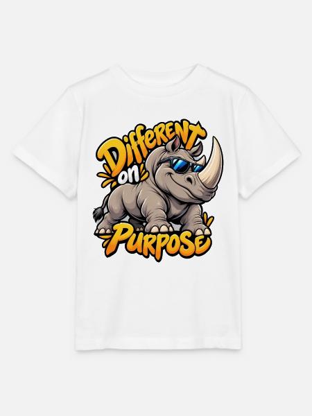 Rhino - Stanley/Stella Kinder T-Shirt MINI CREATOR  - Weiß