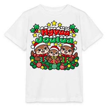 Frohe Weihnachten - Stanley/Stella Kinder T-Shirt MINI CREATOR  - Weiß - Vorne - Maike (125cm)