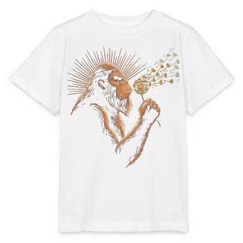Bigfoot bläst Löwenzahn Vintage - Stanley/Stella Kinder T-Shirt MINI CREATOR  - Weiß - Vorne - Maike (125cm)