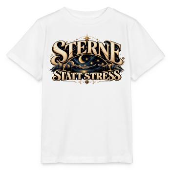Sternenhimmel & Ruhe Geschenk für Sternengucker - Stanley/Stella Kinder T-Shirt MINI CREATOR  - Weiß - Vorne - Maike (125cm)