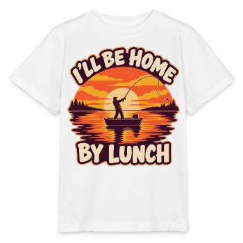Bis Mittag bin ich zu Hause - Stanley/Stella Kinder T-Shirt MINI CREATOR  - Weiß - Vorne - Maike (125cm)