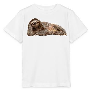 Faultier - Stanley/Stella Kinder T-Shirt MINI CREATOR  - Weiß - Vorne - Maike (125cm)