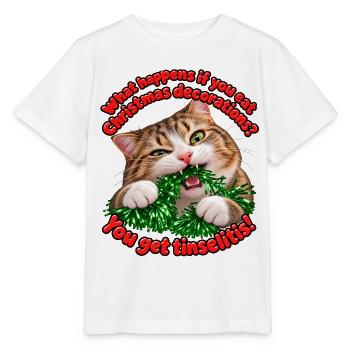 Tinselitis - Stanley/Stella Kinder T-Shirt MINI CREATOR  - Weiß - Vorne - Maike (125cm)