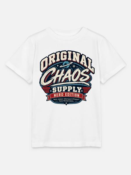 Original Chaos Nerd Edition - Stanley/Stella Kinder T-Shirt MINI CREATOR  - Weiß