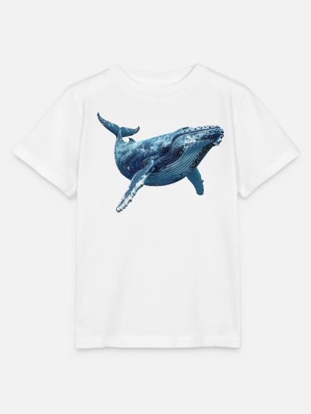 Buckelwal - Stanley/Stella Kinder T-Shirt MINI CREATOR  - Weiß