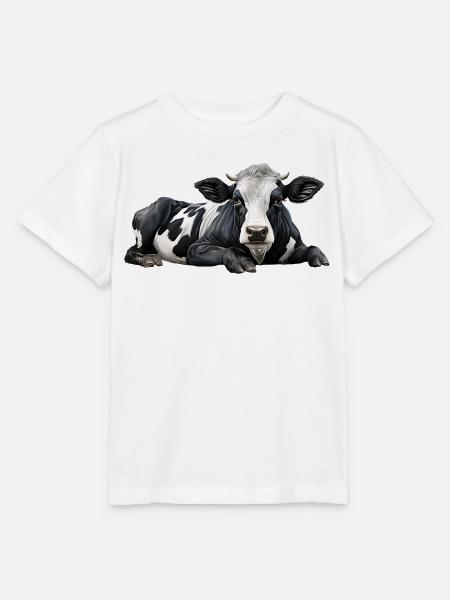 Kuh - Stanley/Stella Kinder T-Shirt MINI CREATOR  - Weiß