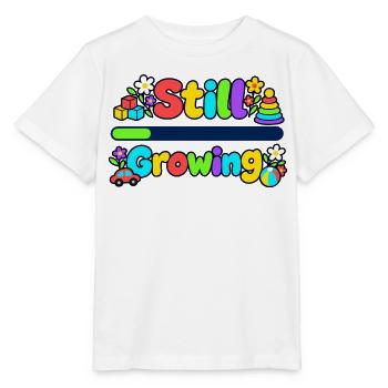 Still Growing – Farbenfrohe Kindheit - Stanley/Stella Kinder T-Shirt MINI CREATOR  - Weiß - Vorne - Maike (125cm)