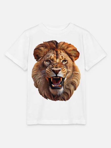 Löwe - Stanley/Stella Kinder T-Shirt MINI CREATOR - Weiß