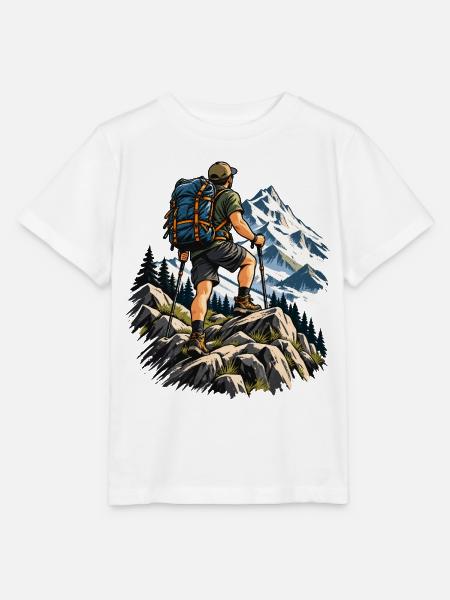 Bergwandern und Trekking für Wanderer - Stanley/Stella Kinder T-Shirt MINI CREATOR - Weiß