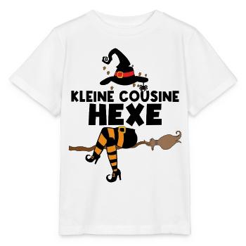 Kleine Cousine Hexe Halloween Familienkostüm Set - Stanley/Stella Kinder T-Shirt MINI CREATOR  - Weiß - Vorne - Maike (125cm)