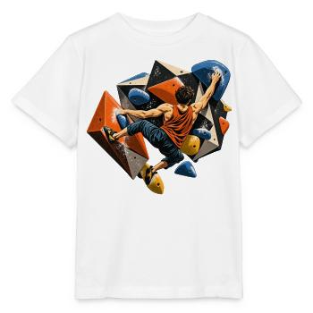 Bouldern - Stanley/Stella Kinder T-Shirt MINI CREATOR  - Weiß - Vorne - Maike (125cm)