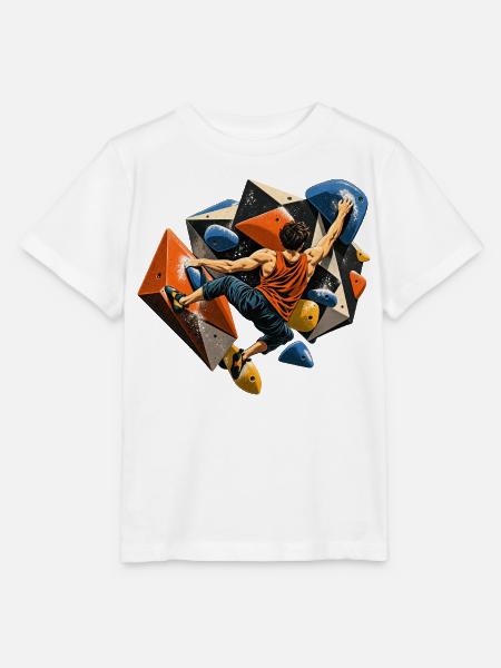 Bouldern - Stanley/Stella Kinder T-Shirt MINI CREATOR  - Weiß