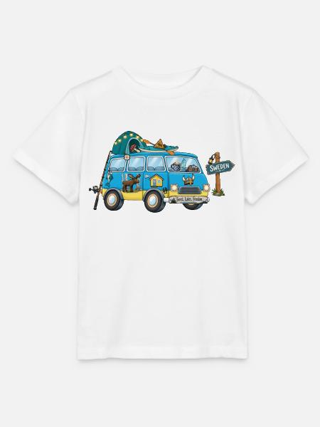 Schweden Camper Wohnmobil - Stanley/Stella Kinder T-Shirt MINI CREATOR - Weiß