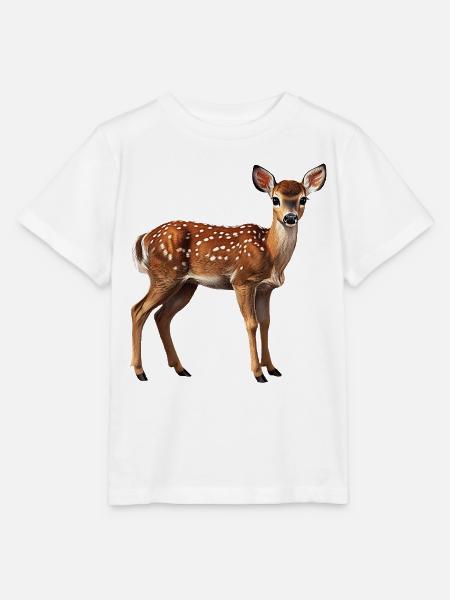 Rehkitz Rehbock - Stanley/Stella Kinder T-Shirt MINI CREATOR - Weiß