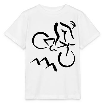 Biker - Stanley/Stella MINI CREATOR Kids’ T-Shirt - white - Front - Maike (125cm)