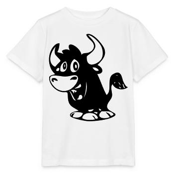 Stier - Stanley/Stella Kinder T-Shirt MINI CREATOR  - Weiß - Vorne - Maike (125cm)