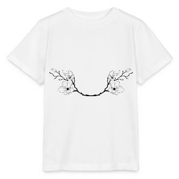 Magnolia branch - Stanley/Stella MINI CREATOR Kids’ T-Shirt - white - Front - Maike (125cm)