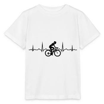 Cyclisme VTT Vélo VTT Vélo Vélo - T-shirt bio MINI CREATOR Stanley/Stella Enfant - blanc - Devant - Maike (125cm)