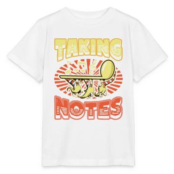 Notizen machen Wortspiele Lustiger Musiklehrer - Stanley/Stella Kinder T-Shirt MINI CREATOR  - Weiß - Vorne - Maike (125cm)