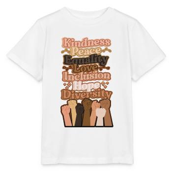 Human Rights, Social Justice - Stanley/Stella MINI CREATOR Kids’ T-Shirt - white - Front - Maike (125cm)