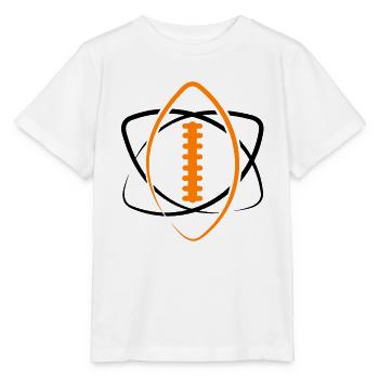 American Football Ball Atom Spieler Lineman Tackle - Stanley/Stella Kinder T-Shirt MINI CREATOR  - Weiß - Vorne - Maike (125cm)