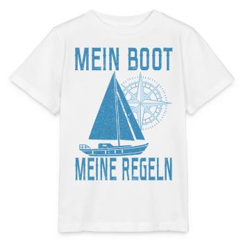 Segeln Segelboot Segler Käpten Segelschein Käpt'n - Stanley/Stella Kinder T-Shirt MINI CREATOR  - Weiß - Vorne - Maike (125cm)